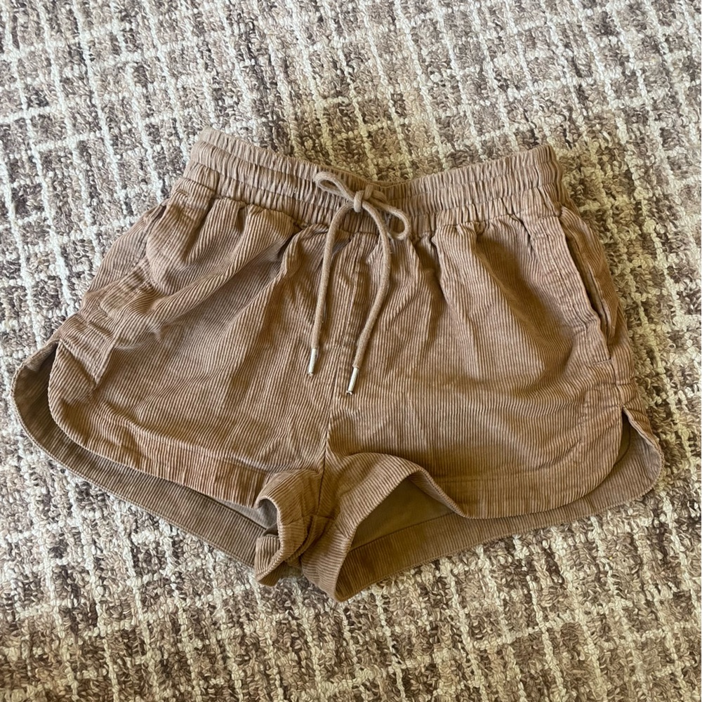 Rhythm Brown Corduroy Shorts